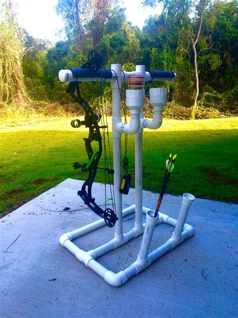Pvc Bow Hanger With Cup Holders And Arrow Slots Archery Target
