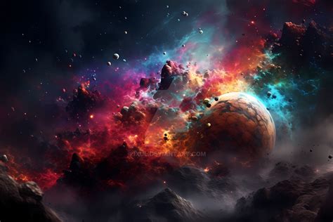 Colorful Space 22 Hd Wallpaper Background By Ixul On Deviantart