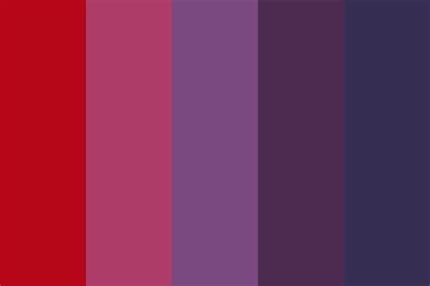 Red Pink Purple Color Palette