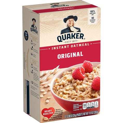 Quaker Instant Oatmeal Original 12 Packets
