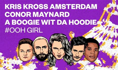 Feature In The Official Video For Kris Kross Amsterdam Conor Maynard Ooh Girl Feat A Boogie