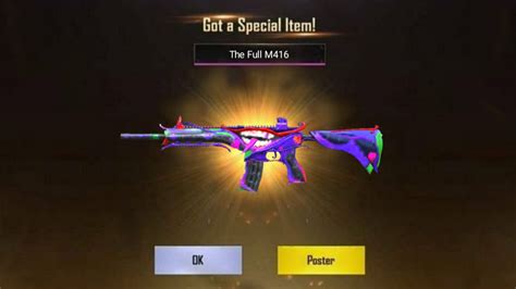 Pubg Mobile Get Full M416 Skin For Free In Pubg New Trick
