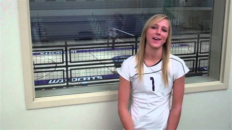 Weber State Volleyball Whitney Hunt Intro Video Youtube