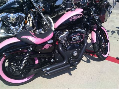 Pink Bike Harley Bikes Motorcross Bike Pink Motorcycle