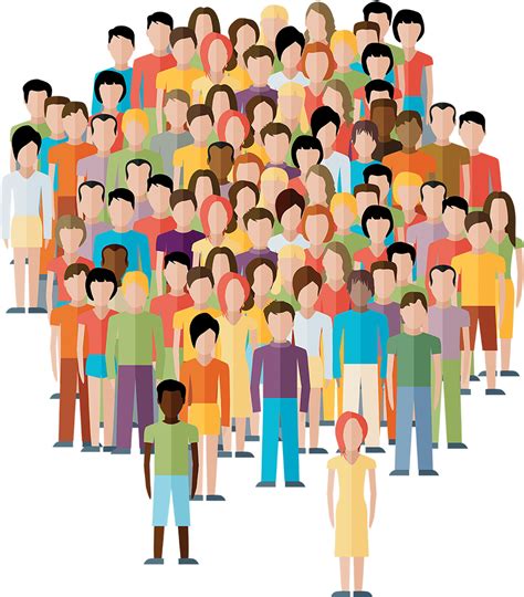 Crowd Clipart Transparent Person Population Stock Png Download