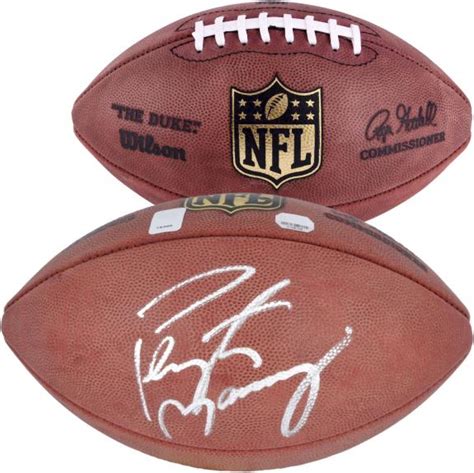 Peyton Manning Denver Broncos Autographed Duke Football