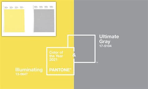 Pantones Colors Of The Year 2021 Yellow And Gray Hues Are Chosen
