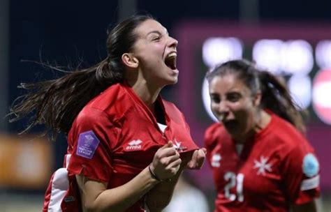 Malta Womens Football Team Makes History With Win Over Latvia
