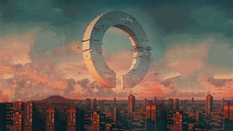 Wallpaper Id 160904 Beeple City Futuristic Fictional Artwork