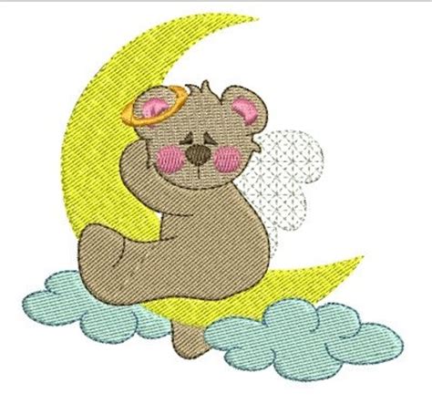 Angel Bears Machine Embroidery Designs Etsy