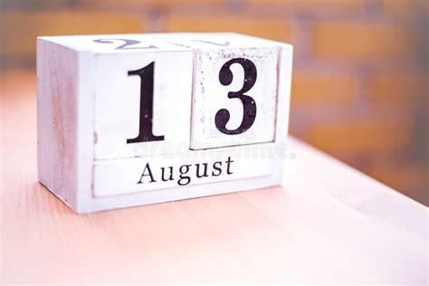 13th Of August August 13 Birthday International Day National