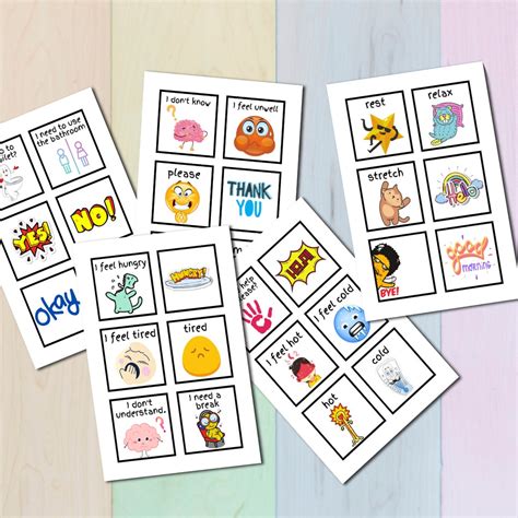 Free Printable Non Verbal Communication Cards
