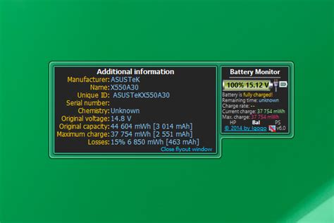 Battery Monitor Windows 10 Gadget Win10gadgets