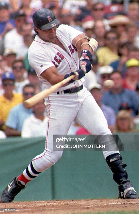 Jose Canseco Of The Boston Red Sox Drives In A Run In The First News