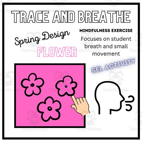 Sel Flowers Mindfulness Breathing Calming Activity By Teach Simple