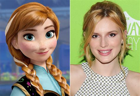 Princess Anna — Bella Thorne 24 Celebrities Who Are Actually Real