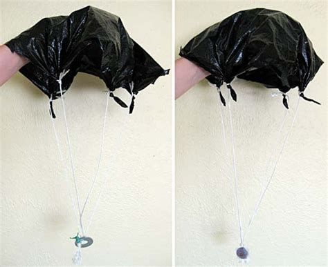 Experiment With Parachutes Science Project