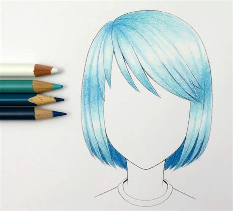 Coloring Hair With Colored Pencils Anime Art Amino