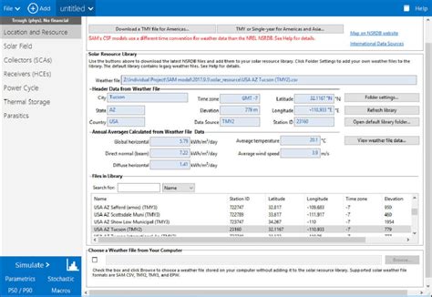 System Advisor Model Sam Simulation Software Interface Download