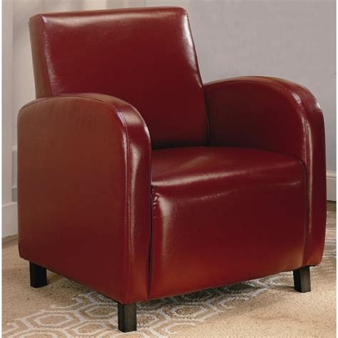Interesting Red Accent Chair With Arms Photos 