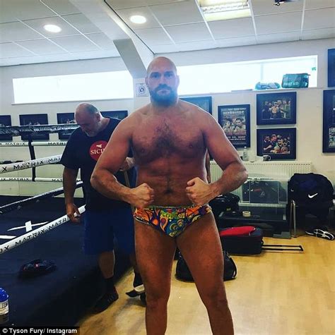 tyson fury shows off astonishing body transformation ahead of ring return daily mail online
