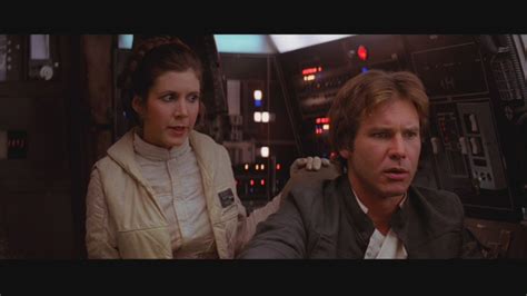 princess leia and han solo in star wars episode v the empire strikes back movie couples image