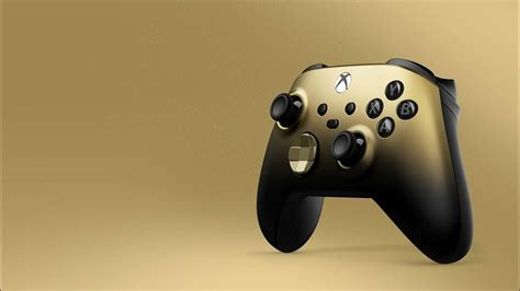 Xbox Unveils Gold Shadow Special Edition Controller Youtube