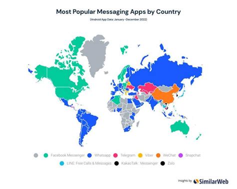 【2023年版】世界のメッセージングアプリ事情 ～whatsapp、messenger、wechat、lineまで勢力分布と今後の展望