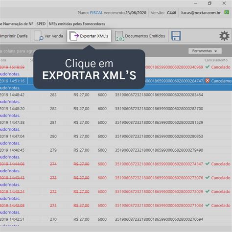 Como Exportar Os Arquivos XML Das Notas Fiscais Emitidas Central De Ajuda Programa NEX