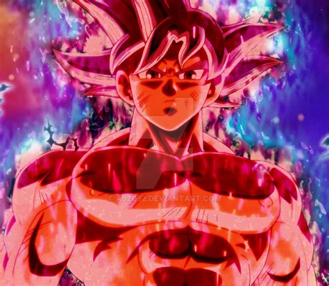 Mastered Ultra Instinct Kaioken Goku By Ajz092 On Deviantart