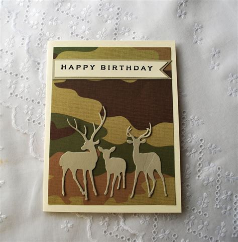 Handmade Greeting Card Masculine Birthday Card By Wallridgefarm