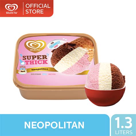 Selecta Super Thick Neopolitan 13 3in1 Super Chocolate Vanilla Strawberry Shopee Philippines