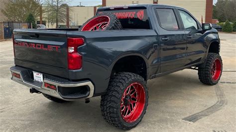 Lifted 2020 Silverado On Candy Red 24s And 37s Off Road Edition Youtube
