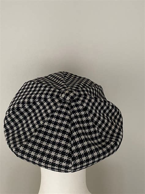 Houndstooth Cap By Campus Caps Etsy
