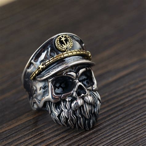 Buy Personalitized Real 925 Sterling Silver Skull Ring