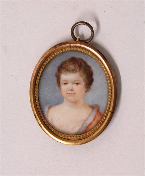 Victorian Portrait Miniature Of Young Deputy 1848 Miniatures