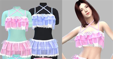Mik Swim Set And Bunny Version For The Sims 4