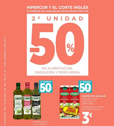 Folleto Hipercor Del 20 De Julio Al 2 De Agosto Catálogo De Ofertas