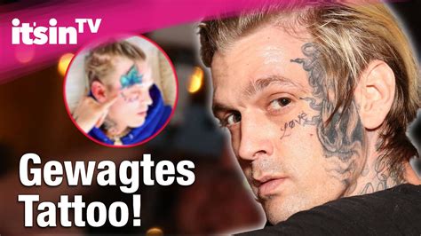 Aaron Carter Hat Sich Riesiges Gesichtstattoo Stechen Lassen Its In