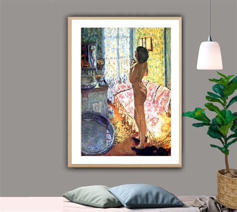 Nude Against The Light By Pierre Bonnard Fine Art Print Poster Paper Or