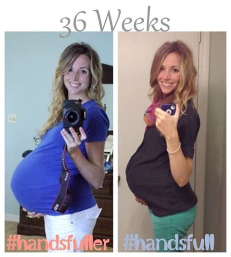 Difference Between 36 Weeks With Twins Vs Single Crazy Haha Twin