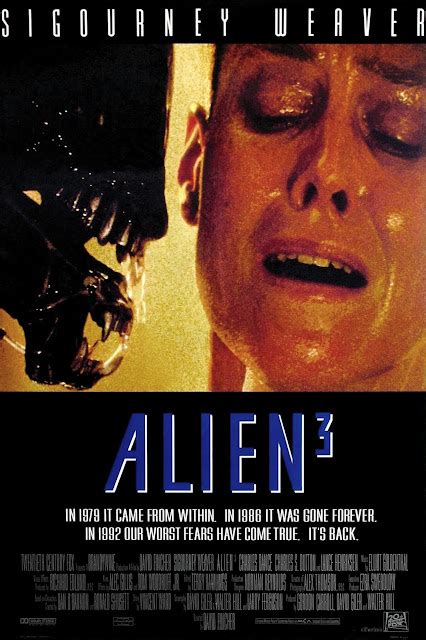 Film Excess Alien 3 1992 Or The Monsters Go To Jail