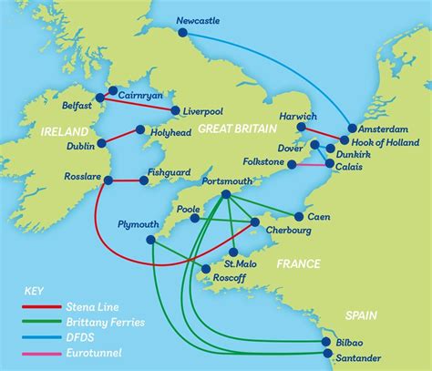 Ferry To Spain Rterriblemaps