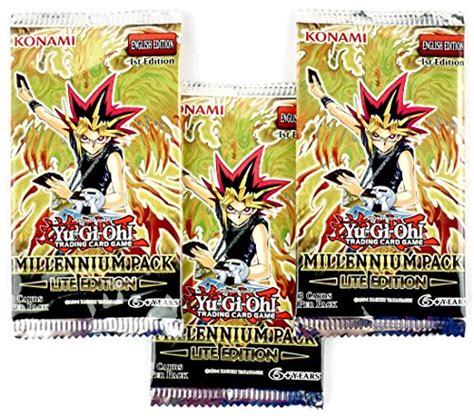 Yu Gi Oh Millennium Pack Booster Pack 3 Cards Per Pack 3 Pack Set 9