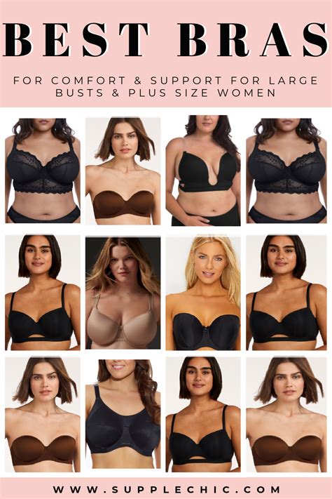 10 BEST BRAS FOR LARGER BUSTS BREASTS In 2021 Bra Hacks Strapless