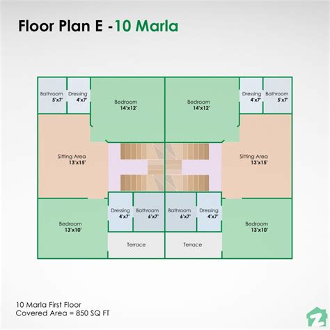 10 Marla House Plan