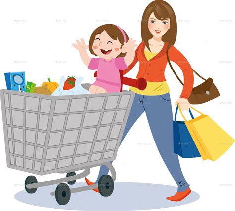 Family Shopping Png File Png Mart