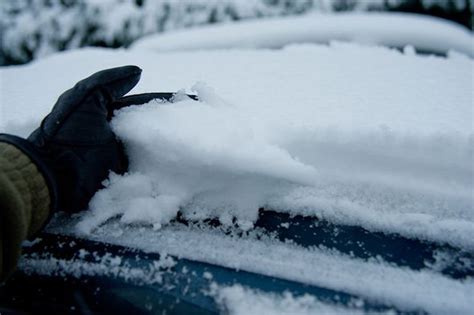 Driving With Snow On Your Car Roof Could Lead To Hefty Fine And Licence