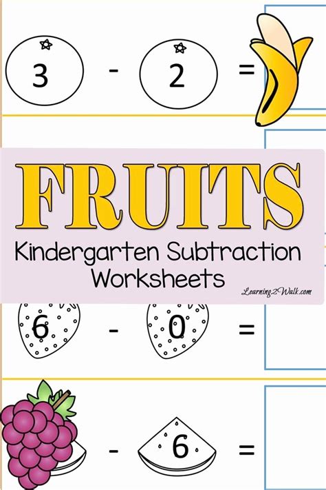 50 Subtraction Worksheet For Kindergarten Chessmuseum Template Library