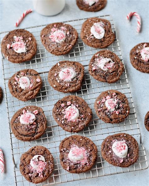Hot Cocoa Peppermint Brownie Cookies Super Safeway